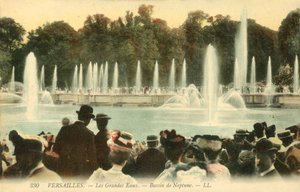 Versailles, The Great Waters, Neptun Basin od French Photographer