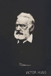 Victor Hugo, portrét (č/b foto) od French Photographer