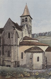 Vignory, Church, Apsida a S transept od French Photographer