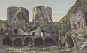 Villandraut, zámek, strana nádvoří od French Photographer