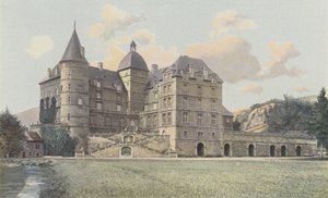 Vizille, Chateau de Lesdiguieres, Pohled do parku od French Photographer