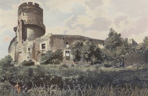 Volvic, bývalý zámek Tournoel, přehled od French Photographer
