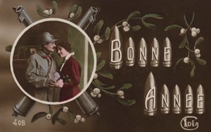 WW1 francouzský novoroční přání od French Photographer