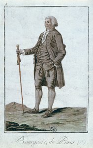 Buržoazní z Paříže, 1787 od French School