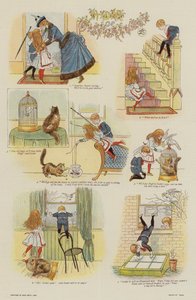 Den neštěstí (barevná litografie) od French School