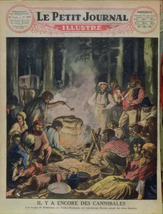 Skupina kanibalských cikánů v Československu, z Le Petit Journal, 1927 od French School