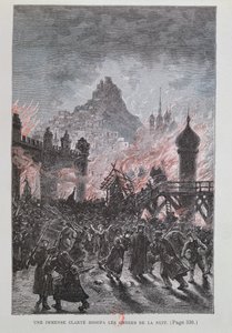 Obrovské světlo rozptýlilo stíny od Michela Strogoffa od Julese Verna (1828-1905) 1893 od French School