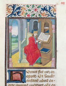 Filozof, možná Hermes Trismegistus, z Histoire des Philosophes, konec 15. od French School