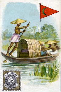 Pošťák na indické náhorní plošině Deccan, konec 19. století od French School