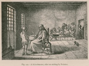 Školník, po leptu od Boissieu od French School
