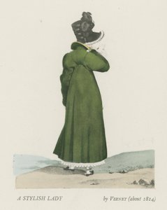 Stylová dáma (asi 1814) od French School
