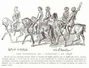 Hlídka vlastenců, Francie, 1848 od French School