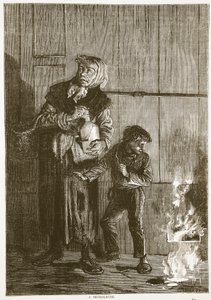 Petroleuse, duben 1871, ilustrace z Cassells Historie války mezi Francií a Německem, 1870-1871 od French School