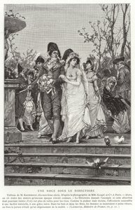 Svatba podle adresáře, Francouzská revoluce, 1795-1799 od French School