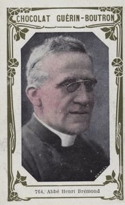 Abbe Henri Bremond (barevná fotografie) od French School
