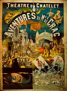 Adventures of Mr De Crac - francouzský cirkusový plakát