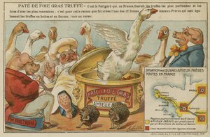 Reklama na Amieux Freres Pate de Fois Gras od French School