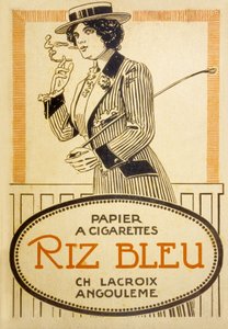 Reklama na cigarety Riz Bleu od French School