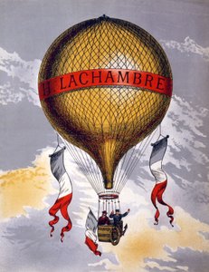Reklama na balóny vyrobené H. Lachambre, 1880-1900