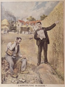 Reklama pro časopis LAgriculture Moderne, v Le Petit Journal, 4. dubna 1897 (barevná rytina)