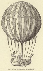 Balloon de Testo Brissot (rytina) od French School