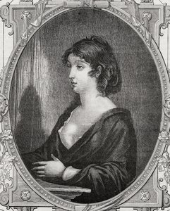 Aimee Cecile Renault (1774-94) vyrytá Pannemakerem po Rambertovi z „Histoire de la Revolution Francaise“ od Louise Blanca (1811-82) od French School