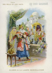 Aladdin a kouzelná lampa od French School