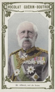 Albert, Roi de Saxe (barevné foto) od French School