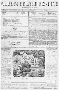 Album of the Isle of Pines, titulní strana, 17. srpna 1878 od French School