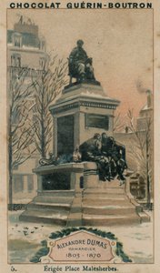 Alexandre Dumas, romanopisec, 1803-1870, Erigee Place Malesherbes od French School