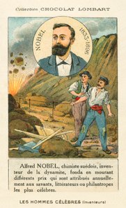 Alfred Nobel, švédský chemik a průmyslník, který vynalezl dynamit od French School
