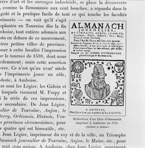 Almanach vyrobený Michel de Nostradame (Nostradamus) (1503-66) 1715 od French School