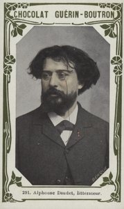 Alphonse Daudet, literát (barevné foto) od French School