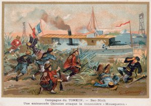 Přepadení francouzské lodi v Bac-Ninh od French School