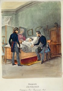 Vojenský lékař v Saském království, cca 1840 od French School