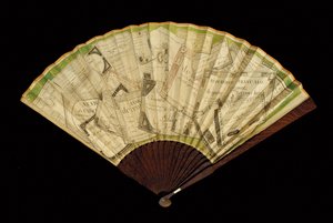 Ventilátor Assignat, cca 1796 (papír a dřevo) od French School