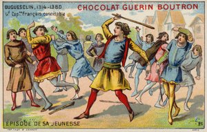 Epizoda z mládí Bertranda du Guesclina, konstábla Francie od French School