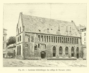Bývalá navarrská vysokoškolská knihovna, 1860 od French School