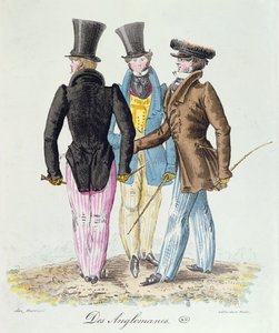 Anglomani, kolem 1830 od French School
