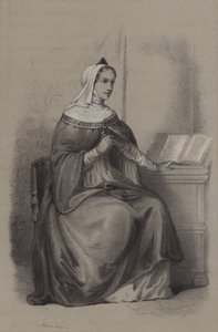 Anne De Comnene (rytina) od French School