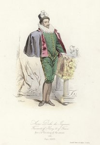 Anny, vévody z Joyeuse, oblíbenkyně francouzského Jindřicha III od French School
