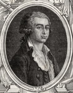 Antoine-Joseph Gorsas (1752-93) z „Histoire de la Revolution Francaise“ od Louise Blanca (1811-82) (rytina) od French School