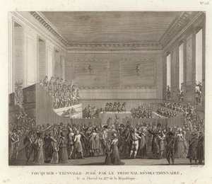Antoine Quentin Fouquier-Tinville soudil revoluční soud od French School