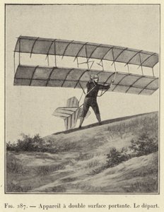 Přístroj s dvojitou nosnou plochou, Odjezd (rytí) od French School