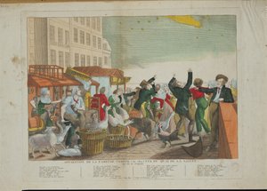 Objevení se Velké komety v roce 1811 od French School
