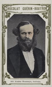 Arsene Houssaye, ecrivain (barevná fotografie) od French School