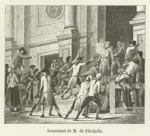 Atentát na Madame de Flechelle od French School