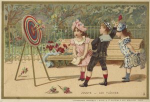 Karty Au Bon Marche s dětskými hrami od French School