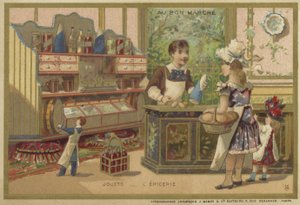 Karty Au Bon Marche s dětskými hrami od French School