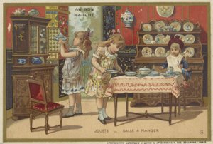 Karty Au Bon Marche s dětskými hrami od French School